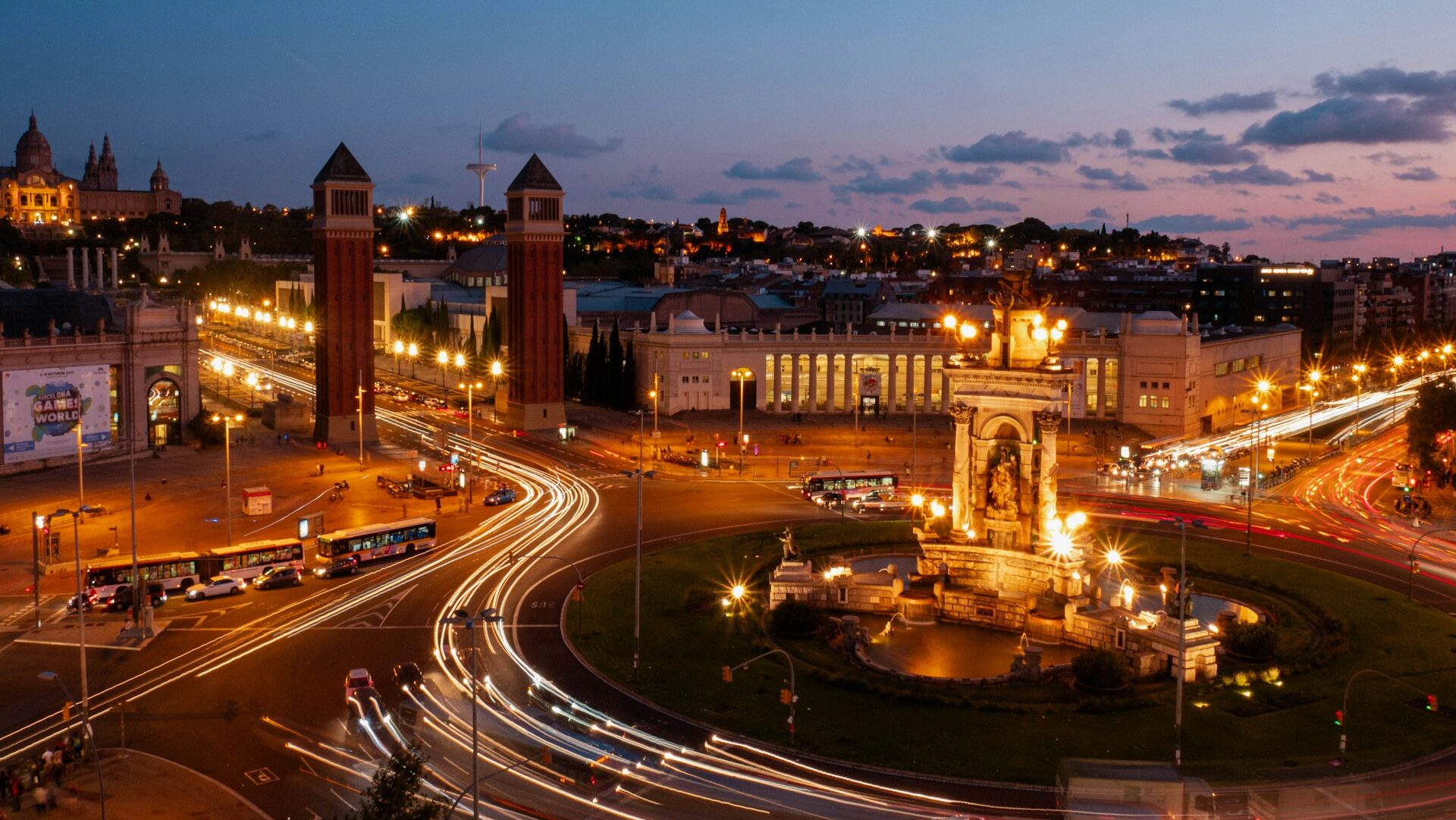 La place catalane à Barcelone